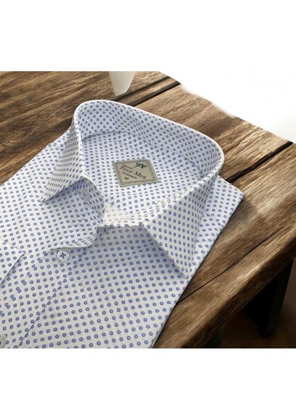 Klasik Geniş Kesim Desenli Uzun Kollu Erkek Gömlek modelleri