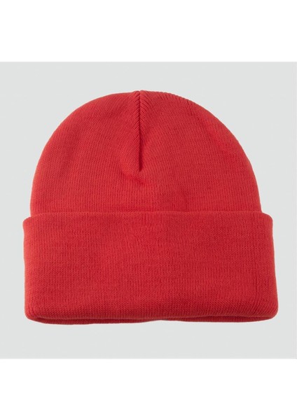 shop Çift Kat 1 Nci Kalite Renkli Bere Bere Eldiven -Kırmızı