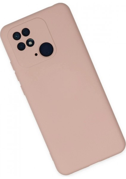 Xiaomi Redmi 10C Kılıf Nano Içi Kadife Silikon - Pudra fiyatları