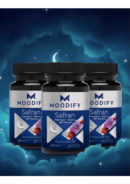 Safran Magnezyum 30 Kapsül 3lü