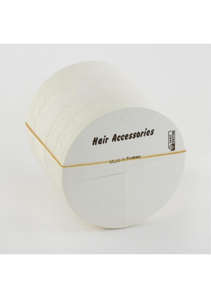 shop Yuvarlak Saç Aksesuar Kartı-Beyaz