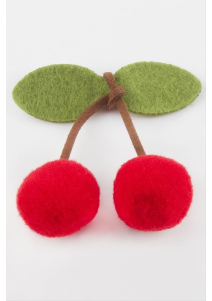 shop Keçe Kiraz Büyük Ponpon 1 Adet-Kırmızı