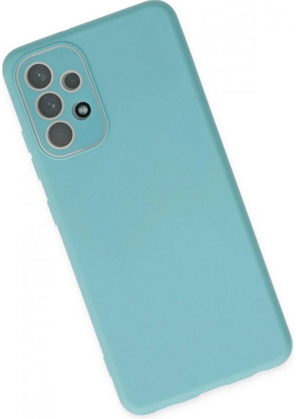 Samsung Galaxy A53 5g Kılıf Lansman Glass Kapak - Turkuaz modelleri