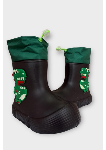 Çocuk Kışlık Su Geçirmez Yağmur Botu Siyah modelleri