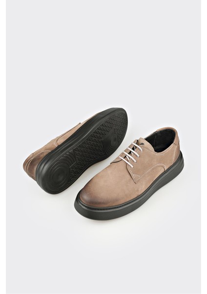 Gri Deri Erkek Günlük Ayakkabı modelleri