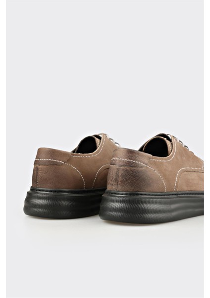 Gri Deri Erkek Günlük Ayakkabı indirimleri