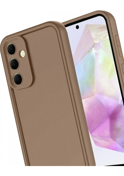 Samsung Galaxy A17 5g Viera Silikon - Kahverengi modelleri