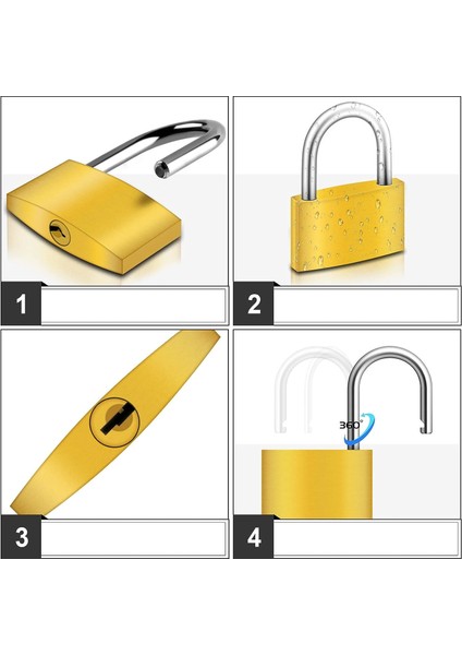 Mini 20MM Bavul ve Çanta Asma Kilidi – 3 Anahtarlı, Dolap ve Seyahat Için Güvenli 718880 fırsatları