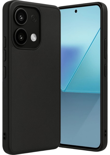 Resveq Newface Xiaomi Redmi Note 13 Pro 5g Kılıf Aras Deri Kapak - Siyah