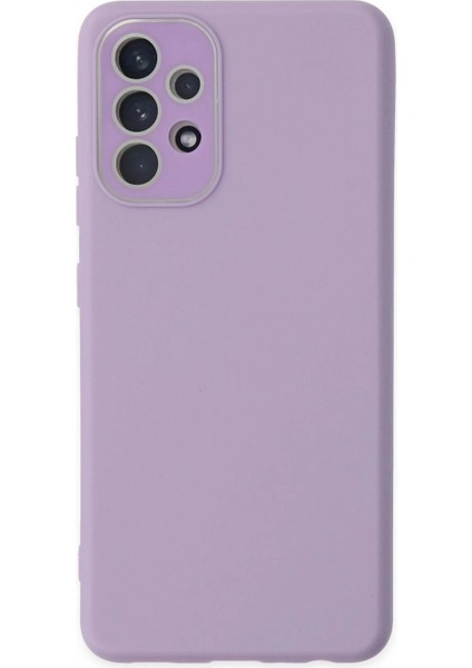 Samsung Galaxy A33 5g Kılıf Lansman Glass Kapak - Lila