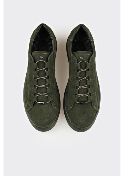 Haki Deri Erkek Günlük Ayakkabı fırsatları