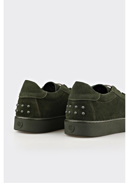 Haki Deri Erkek Günlük Ayakkabı indirimleri