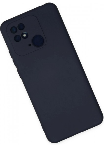 Xiaomi Redmi 10C Kılıf Nano Içi Kadife Silikon - Lacivert fiyatları