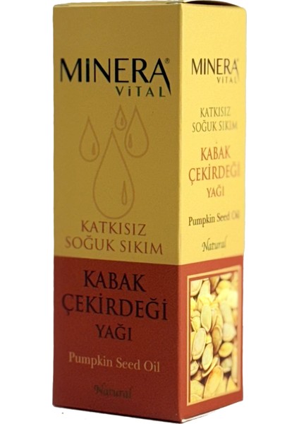 Minera Kabak Çekirdeği Yağı 50 ml