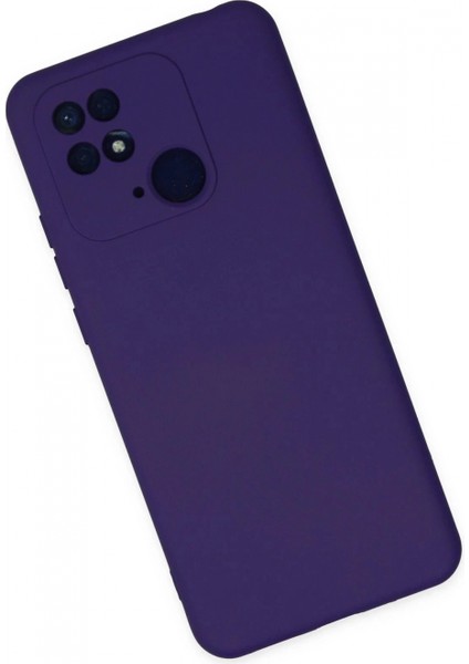 Xiaomi Redmi 10C Kılıf Nano Içi Kadife Silikon - Mor fiyatları
