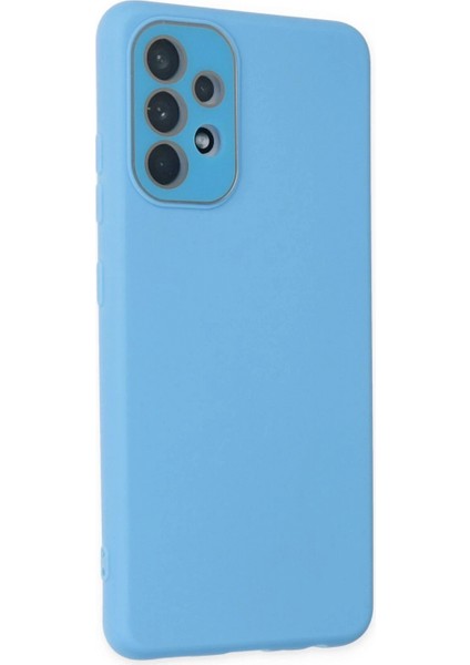 Samsung Galaxy A53 5g Kılıf Lansman Glass Kapak - Mavi fiyatları