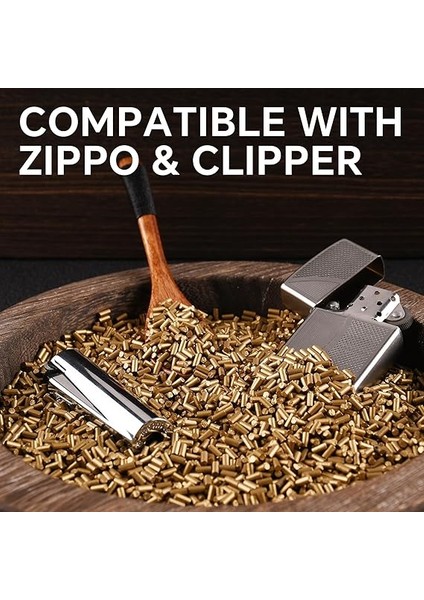 (2.2mm) 35G/PAKET (Yaklaşık 300 Adet) Altın Evrensel Çakmak Çakmaktaşı Yerine Benzin Gaz Sıvı Çakmak indirimleri