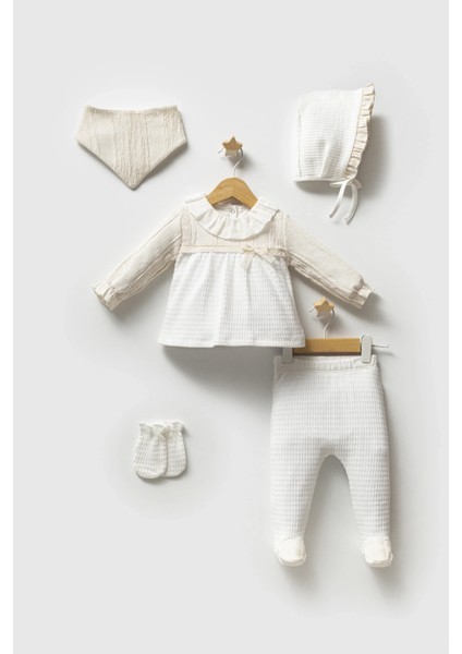 Tongs Baby Authentic 5'li Zıbın Takım Ekru