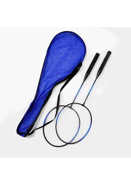 2 Adet Badminton Raketi ve 3 Adet Badminton Topu - Çantalı Badminton Seti