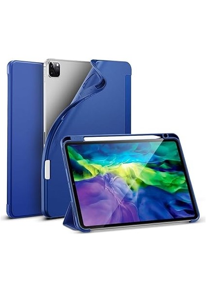 iPad Pro 11 2020 Kılıf-Rebound Pencil-Navy Blue indirimleri