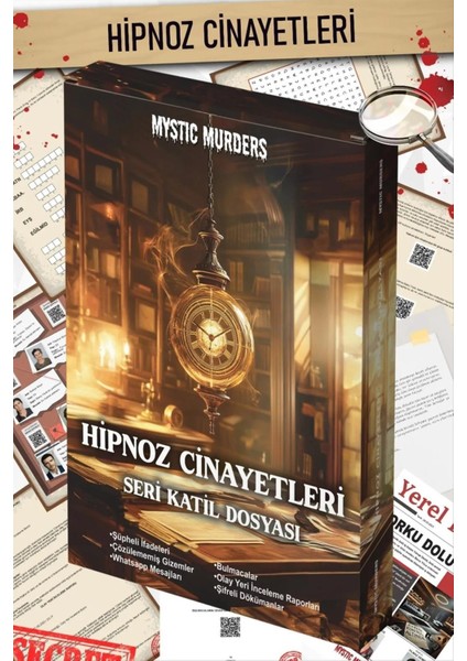 shop Hipnoz Cinayetleri Seri Katil Dosyası-Sarı