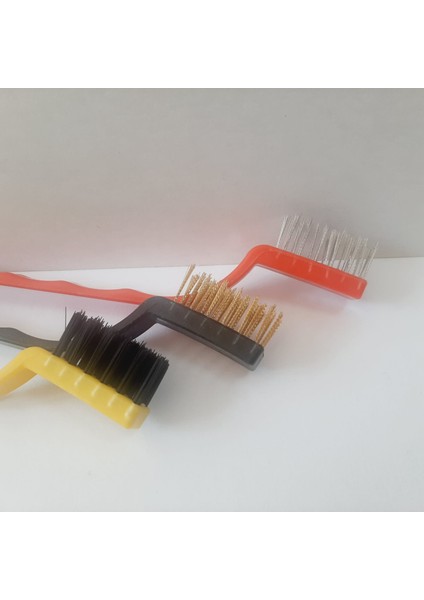 3lü Tel Fırça Tencere Aspiratör Ocak Banyo Musluk Duşakabin Lavabo Fırın Temizlik Fırça Seti fırsatları