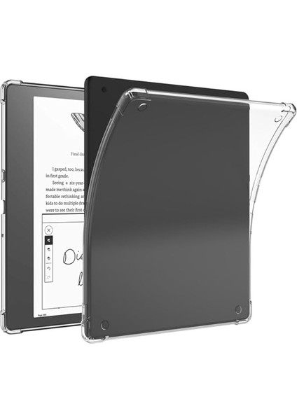 Studio 10,2 Inç Kindle Scribe 1. Nesil ile Uyumlu Kılıf - 2022 Sürümü, Ultra Şeffaf Yumuşak Esnek Şeffaf Tpu Kaplama Tampon Arka Kapak Kabuk Şeffaf, Renkli, Kindle Scribe 10.2