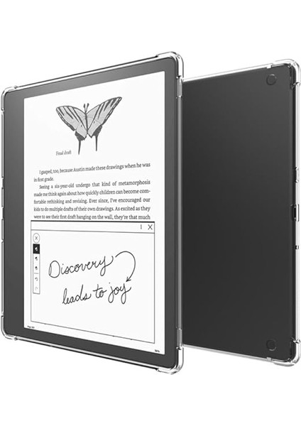 Studio 10,2 Inç Kindle Scribe 1. Nesil ile Uyumlu Kılıf - 2022 Sürümü, Ultra Şeffaf Yumuşak Esnek Şeffaf Tpu Kaplama Tampon Arka Kapak Kabuk Şeffaf, Renkli, Kindle Scribe 10.2 fırsatları
