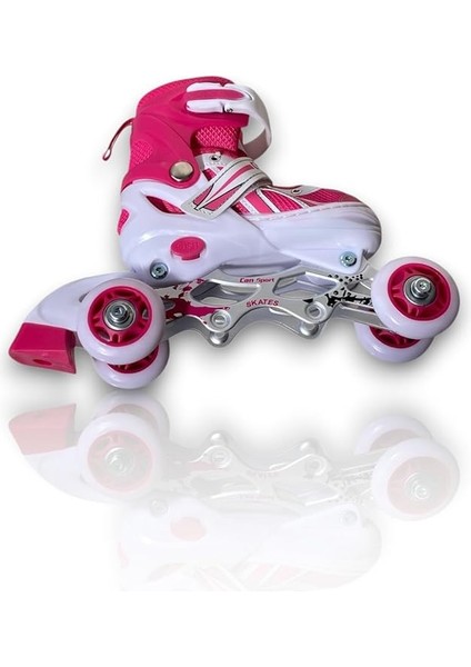 Çocuk Pateni Alıştırma Pateni 2+2, 2+1 Ayarlanabilir Teker ve Numaralı Başlangıç Pateni (34-37) fiyatları