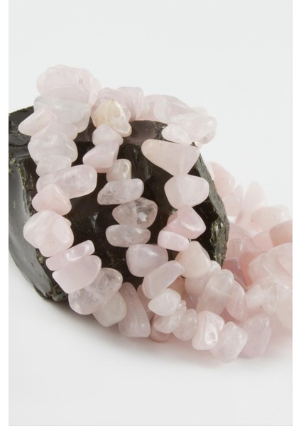 shop Iri Kırık Pembe Kuvars Doğal Taş-Pembe