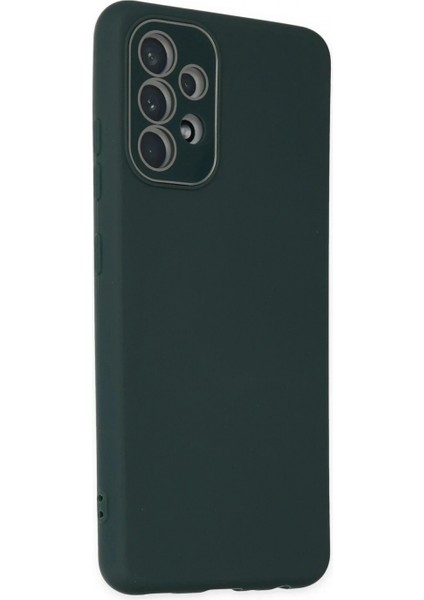 Samsung Galaxy A33 5g Kılıf Lansman Glass Kapak - Koyu Yeşil fiyatları