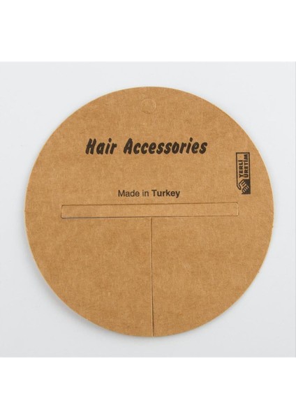 shop Yuvarlak Saç Aksesuar Kartı-Kahverengi fırsatları