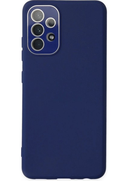 Samsung Galaxy A33 5g Kılıf Lansman Glass Kapak - Sky Blue