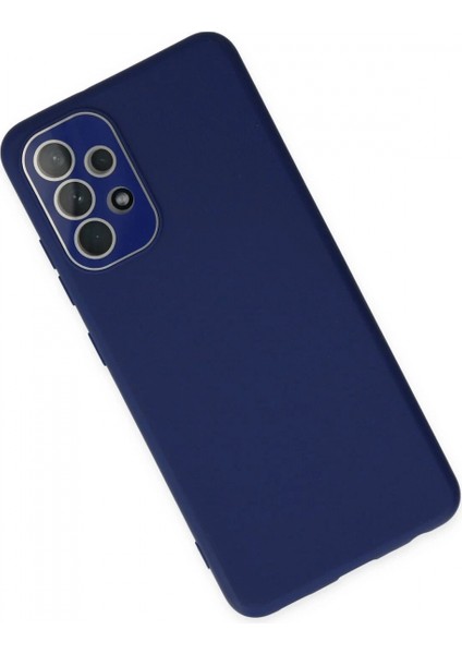 Samsung Galaxy A33 5g Kılıf Lansman Glass Kapak - Sky Blue modelleri