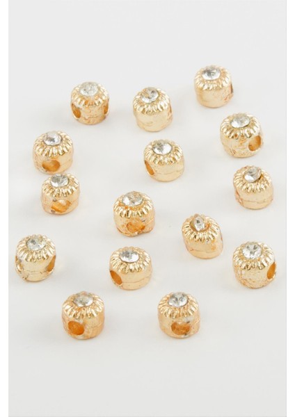 shop Taşlı Kolye Ucu Aparat 1 Adet-Sarı fiyatları