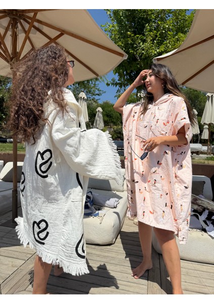Kimono Sabahlık Havlu Solenrosa