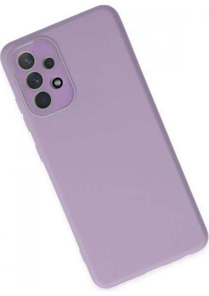 Samsung Galaxy A53 5g Kılıf Lansman Glass Kapak - Lila modelleri