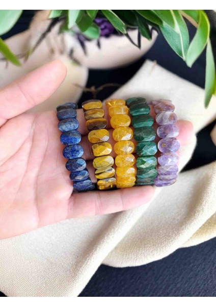 Sitrin Bileklik Doğal Taş Faset Kesim Doğal Taş Bileklik fırsatları