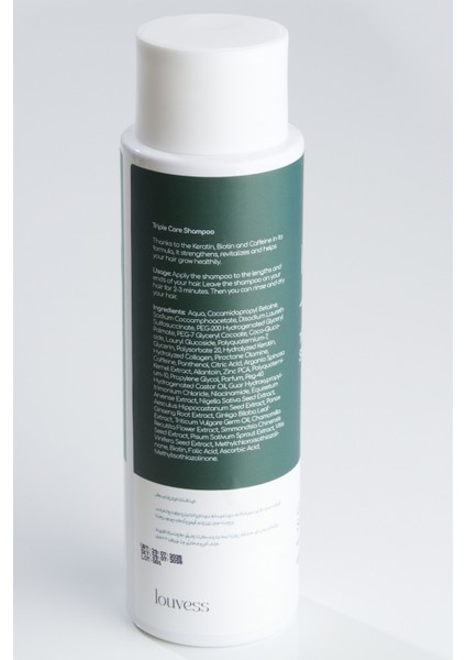 Üçlü Bakım Şampuanı ( Biotin, Keratin ve Kafein İle Güçlendirilmiş Saç Bakım Şampuanı 400 ML ) fiyatları