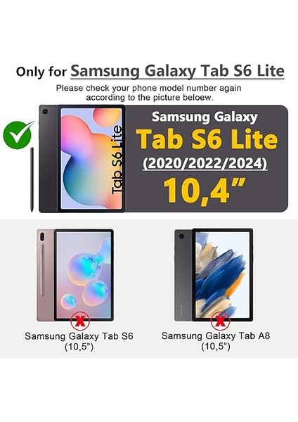Ducıs Samsung Galaxy Tab S6 Lite 10,4 Inç 2024/2020/2022 Için Kılıf, Manyetik Yumuşak Tpu Koruma Kılıfı, S Kalem Tutuculu S6 Lite (P620/P625/P610/P613) Için, Çok Açılı Ön Destek Kapağı, Siyah fiyatları
