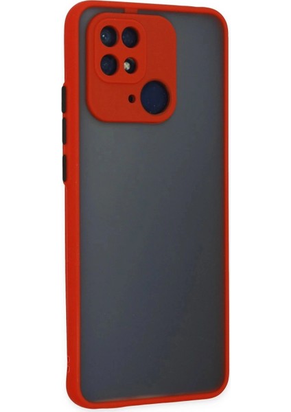 Xiaomi Redmi 10C Kılıf Montreal Silikon Kapak - Kırmızı modelleri