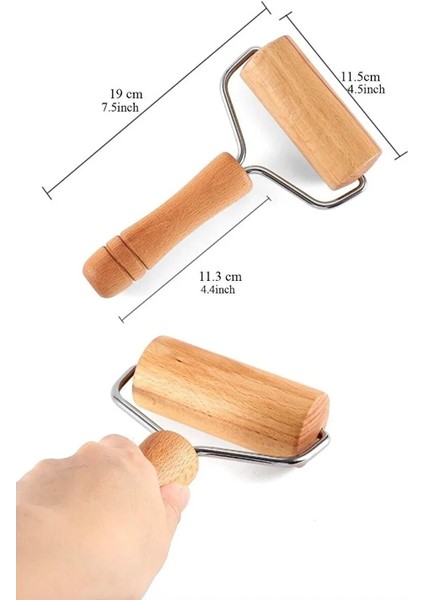 Saplı Rulo Hamur Açıcı Merdane Pürüzsüz Oklava Pizza Börek Açma Silindir fiyatları