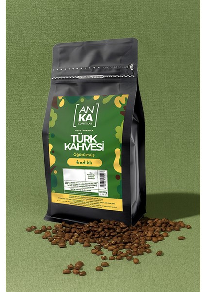 Fındık Aromalı Türk Kahvesi 200G – %100 Arabica, Yumuşak Içim