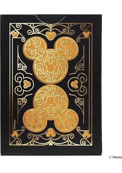 Disney Mickey Mouse Siyah ve Altın Sarısı Oyun Kartları fiyatları