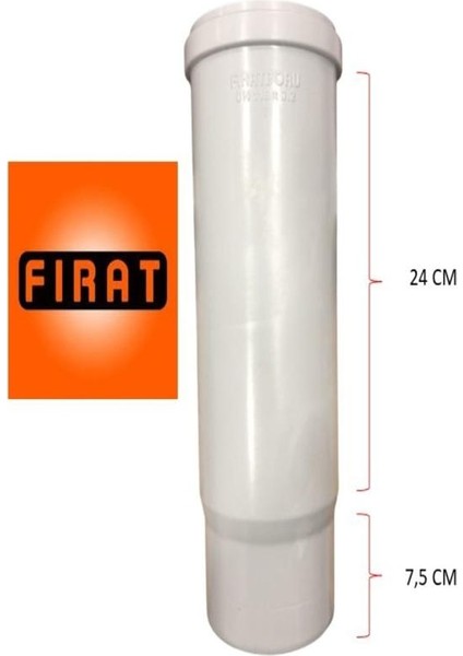 110 mm Pvc Tamir Borusu Manşonu