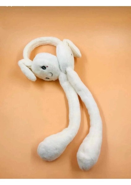 Hareketli Tavşan Kulaklı Peluş Kulaklık modelleri
