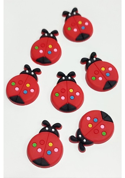 shop Uğur Böceği Silikonlu Figür 1 Adet-Kırmızı