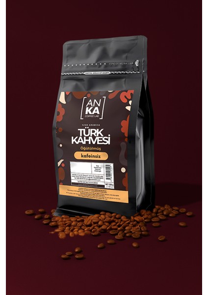 Kafeinsiz Öğütülmüş Türk Kahvesi 200G