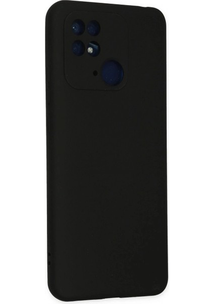 Xiaomi Redmi 10C Kılıf Nano Içi Kadife Silikon - Siyah modelleri