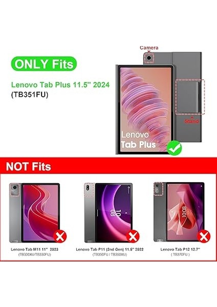 Lenovo Tab Plus (TB351FU) 11,5 Inç 2024 Tablet Için Kılıf - Şeffaf Yumuşak Tpu Kılıf, Darbeye Dayanıklı, Çizilmez Kapak, Şeffaf fiyatları